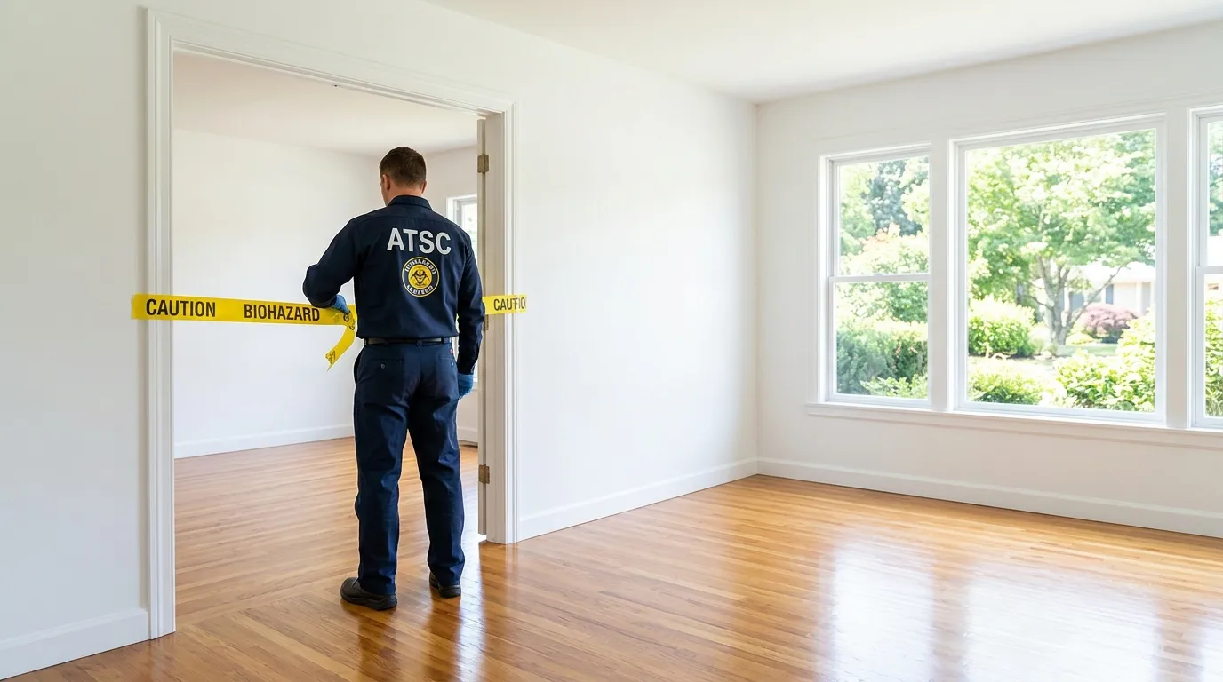 Certified biohazard cleanup crew performing Crime Scene Cleanup in University Park