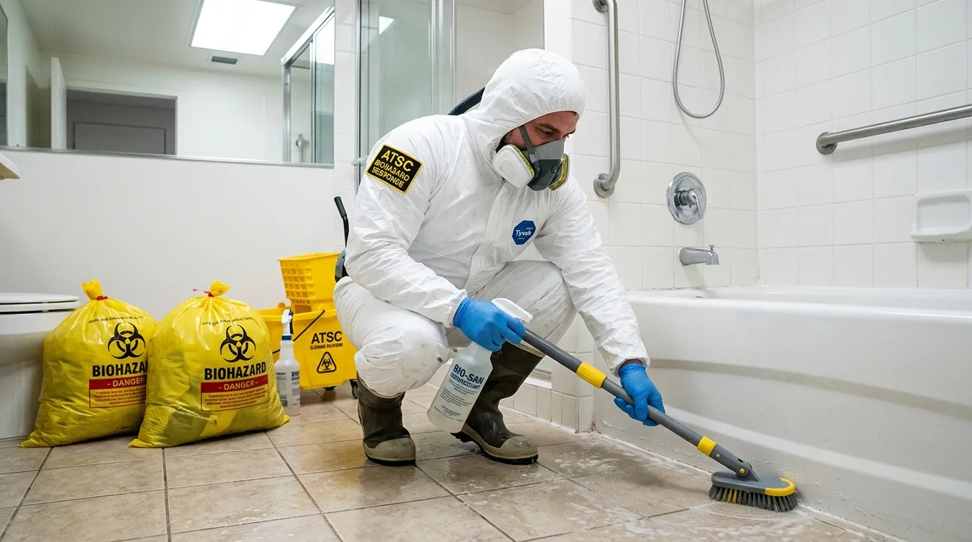 Decontamination equipment deployed for Blood Cleanup in University Park